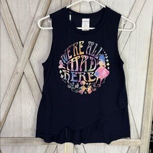 We’re All Mad Here graphic Disney tank top